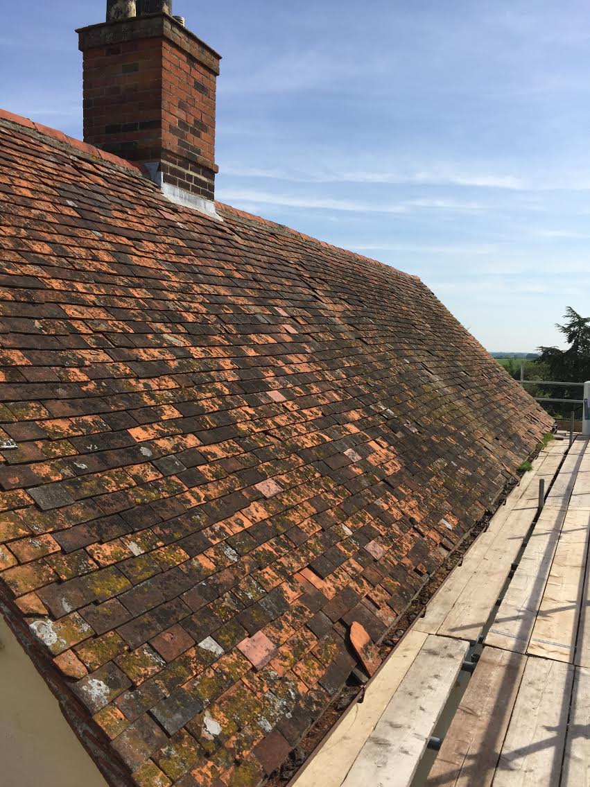 Before roof repair